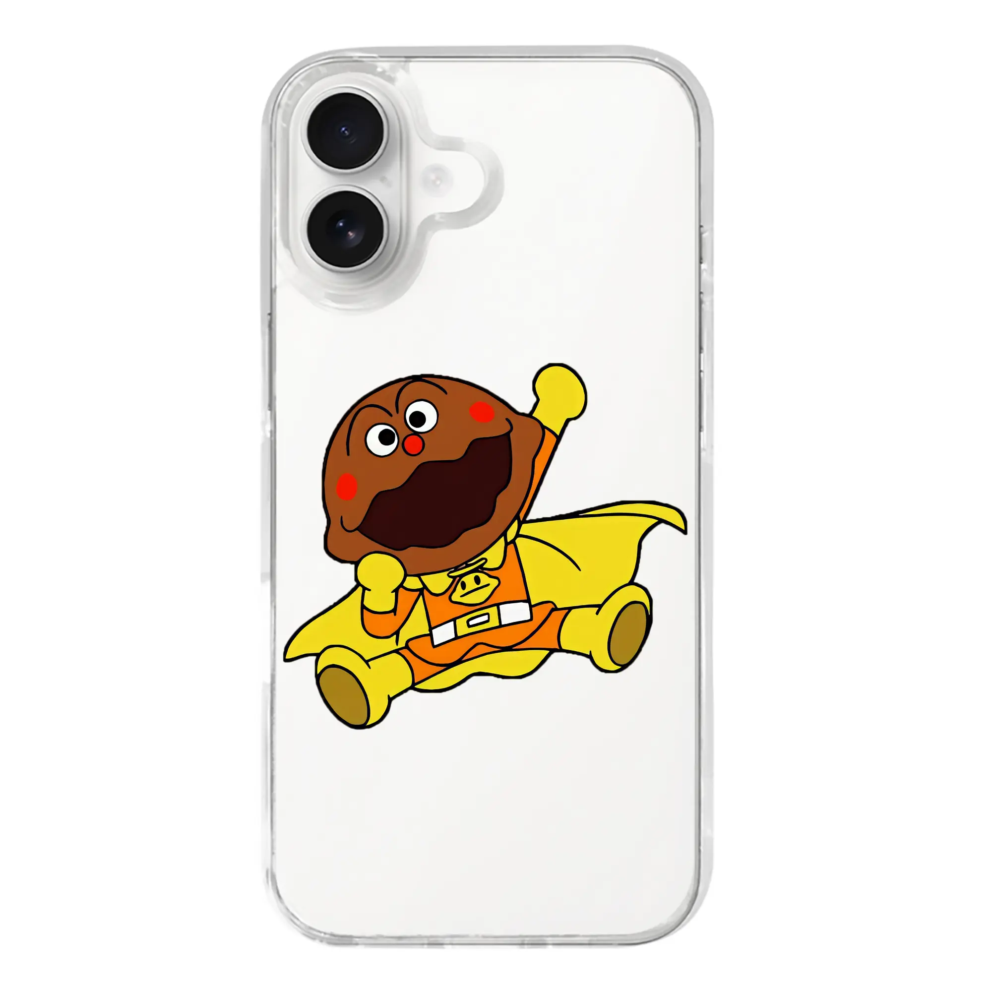 アンパンマン グッズ,カレーパンマン - iPhone 17シリーズ 透明スマホケース – 薄型・耐衝撃・精密フィット保護カバー